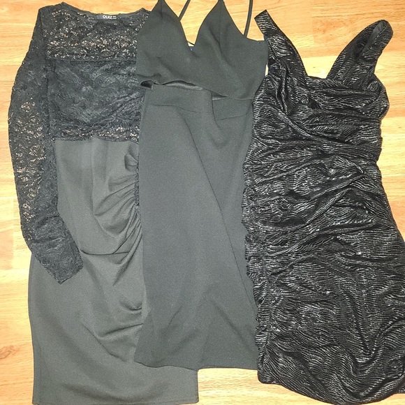 Bundle of 3 women black dresses size small - Picture 1 of 9
